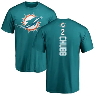 Aqua Bradley Chubb Backer T-Shirt