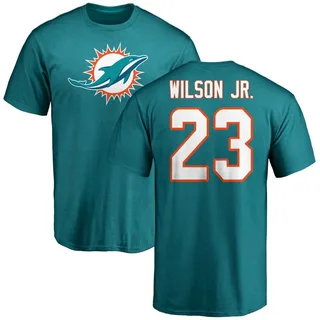 Aqua Jeff Wilson Jr. T-Shirt