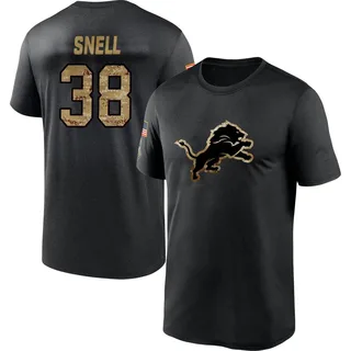 Black Benny Snell 2020 Salute To Service Performance T-Shirt