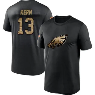 Black Brett Kern 2020 Salute To Service Performance T-Shirt