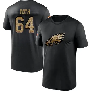 Black Brett Toth 2020 Salute To Service Performance T-Shirt