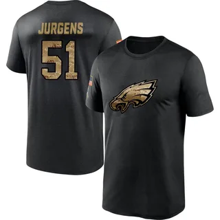 Black Cam Jurgens 2020 Salute To Service Performance T-Shirt