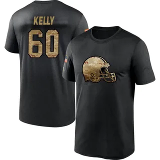 Black Derrick Kelly 2020 Salute To Service Performance T-Shirt