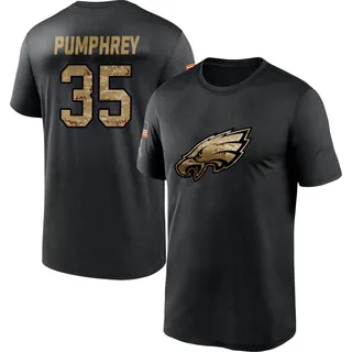 Black Donnel Pumphrey 2020 Salute To Service Performance T-Shirt