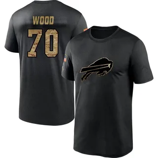 Black Eric Wood 2020 Salute To Service Performance T-Shirt