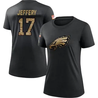 Black Women's Alshon Jeffery 2020 Salute To Service Performance T-Shirt