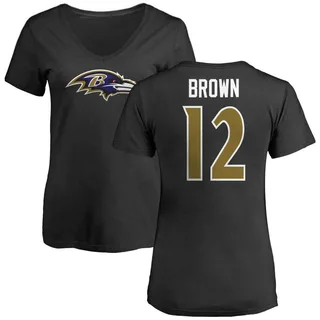 Black Women's Anthony Brown Slim Fit T-Shirt