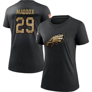 Black Women's Avonte Maddox 2020 Salute To Service Performance T-Shirt