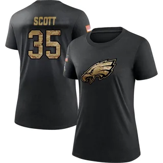 Black Women's Boston Scott 2020 Salute To Service Performance T-Shirt