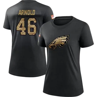 Black Women's Dan Arnold 2020 Salute To Service Performance T-Shirt