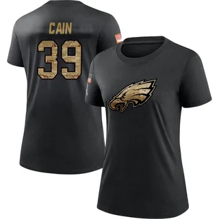 Black Women's Deon Cain 2020 Salute To Service Performance T-Shirt