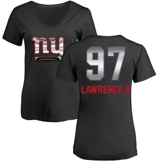 Black Women's Dexter Lawrence II Midnight Mascot T-Shirt