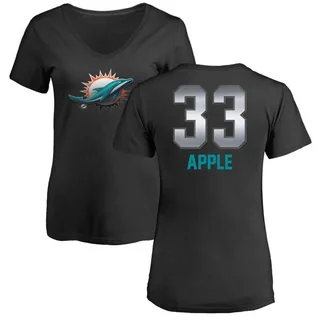 Black Women's Eli Apple Midnight Mascot T-Shirt