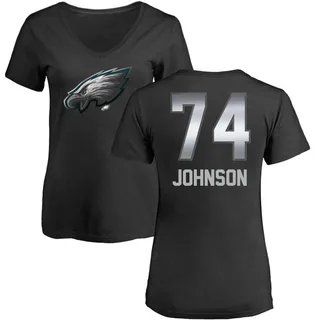 Black Women's Fred Johnson Midnight Mascot T-Shirt