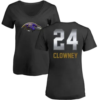 Black Women's Jadeveon Clowney Midnight Mascot T-Shirt