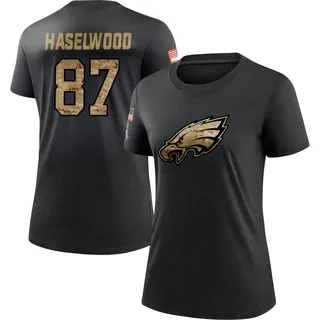 Black Women's Jadon Haselwood 2020 Salute To Service Performance T-Shirt