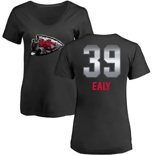 Black Women's Jerrion Ealy Midnight Mascot T-Shirt