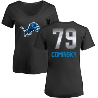 Black Women's John Cominsky Midnight Mascot T-Shirt