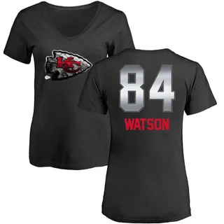 Black Women's Justin Watson Midnight Mascot T-Shirt