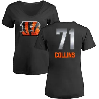 Black Women's La'el Collins Midnight Mascot T-Shirt