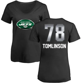 Black Women's Laken Tomlinson Midnight Mascot T-Shirt