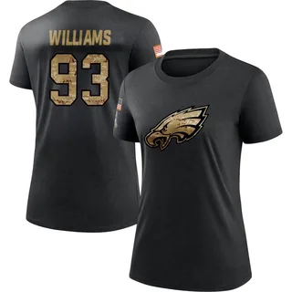 Black Women's Milton Williams 2020 Salute To Service Performance T-Shirt