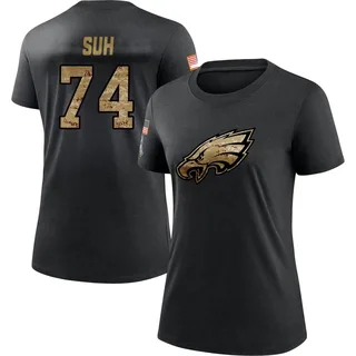 Black Women's Ndamukong Suh 2020 Salute To Service Performance T-Shirt