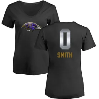 Black Women's Roquan Smith Midnight Mascot T-Shirt