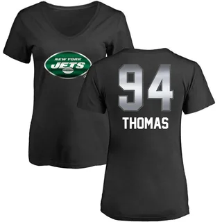 Black Women's Solomon Thomas Midnight Mascot T-Shirt