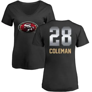 Black Women's Tevin Coleman Midnight Mascot T-Shirt