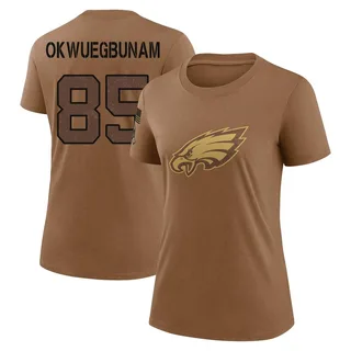 Brown Women's Albert Okwuegbunam 2023 Salute To Service Legend Performance T-Shirt