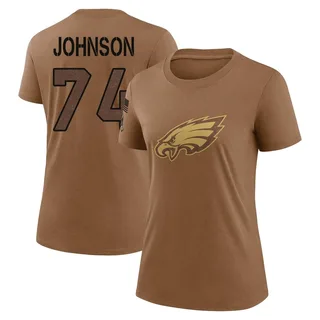 Brown Women's Fred Johnson 2023 Salute To Service Legend Performance T-Shirt