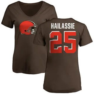 Brown Women's Kahlef Hailassie Slim Fit T-Shirt