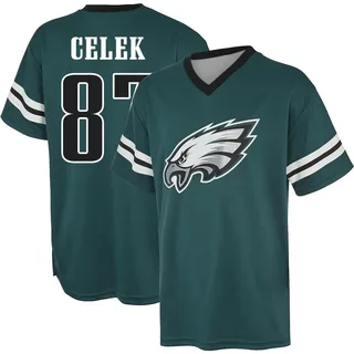 Green Brent Celek Midnight Game Day V-Neck T-Shirt