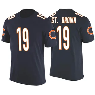 Navy Equanimeous St. Brown Color Rush Legend T-Shirt