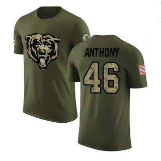 Olive Andre Anthony Salute to Service Legend T-Shirt