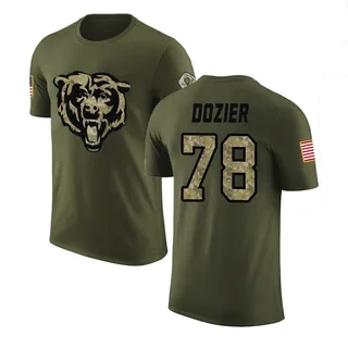 Olive Dakota Dozier Salute to Service Legend T-Shirt