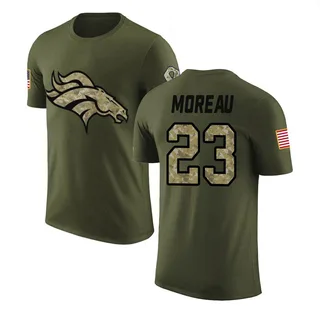 Olive Fabian Moreau Salute to Service Legend T-Shirt