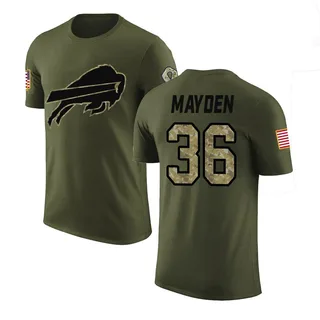 Olive Jared Mayden Salute to Service Legend T-Shirt