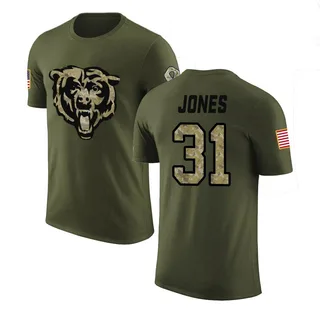 Olive Jaylon Jones Salute to Service Legend T-Shirt