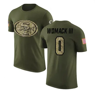 Olive Samuel Womack III Salute to Service Legend T-Shirt