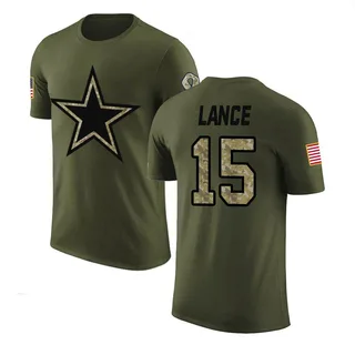 Olive Trey Lance Salute to Service Legend T-Shirt