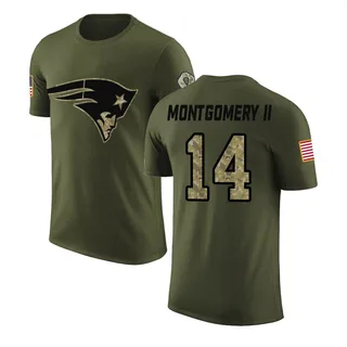 Olive Ty Montgomery II Salute to Service Legend T-Shirt