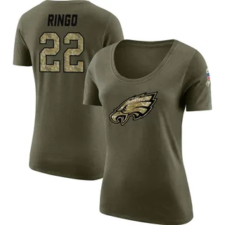 Olive Women's Kelee Ringo Salute to Service Legend Scoop Neck T-Shirt