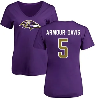 Purple Women's Jalyn Armour-Davis Slim Fit T-Shirt