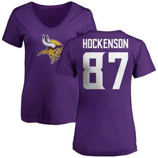 Purple Women's T.J. Hockenson Slim Fit T-Shirt