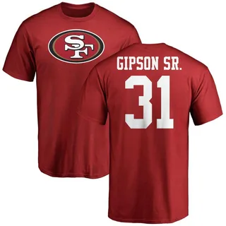 Red Tashaun Gipson Sr. T-Shirt