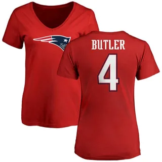 Red Women's Malcolm Butler Slim Fit T-Shirt