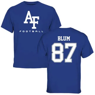 Royal Caden Blum Football T-Shirt