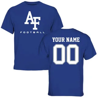 Royal Custom Football T-Shirt